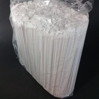 Pitillos de plástico forrados en papel