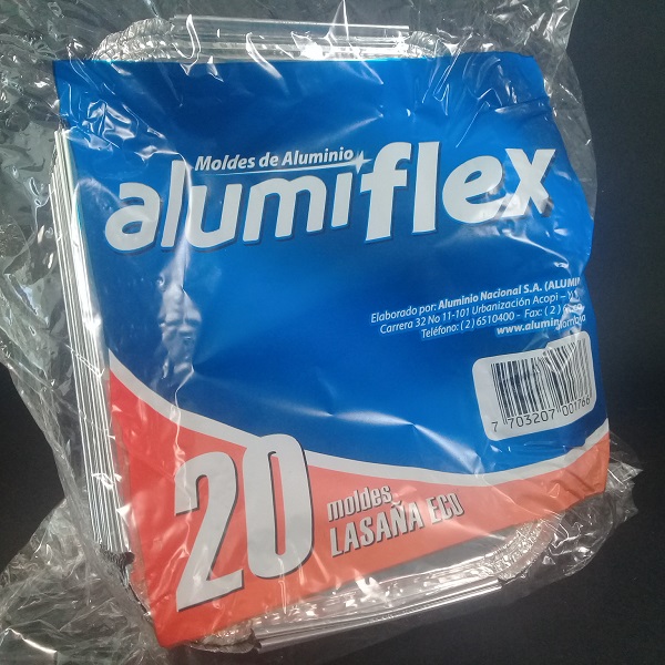 Bandejas de aluminio para lasaña personal - MultiDesechables - Envío a  Domicilio