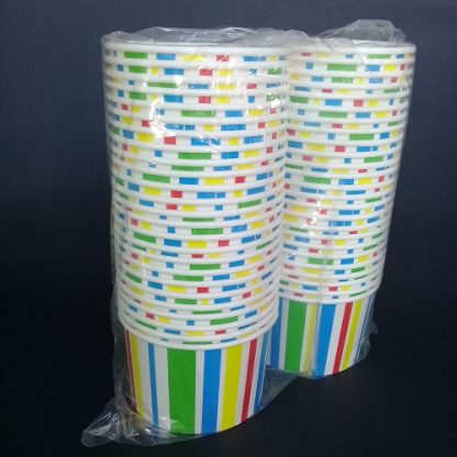 vasos de carton decorados para helados