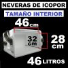 Tamaño Interior Neveras De Icopor De 46 Litros