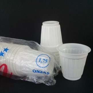 Copas Desechables 100 Vasos De Plástico Duro De 8 Onzas Par