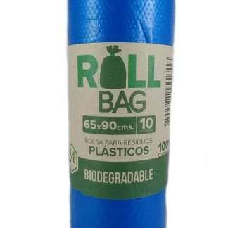 Bolsas Azules Biodegradables De 65 Por 90