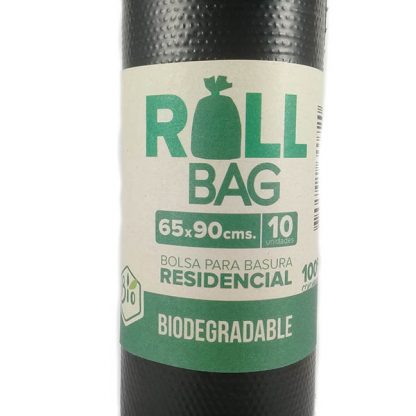 Bolsas Negras Biodegradables De 65 Por 90