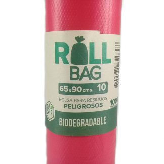 Bolsas Rojas Biodegradables De 65 Por 90