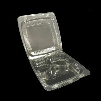 Contenedores Plásticos Transparentes Rectangulares Para Almuerzos